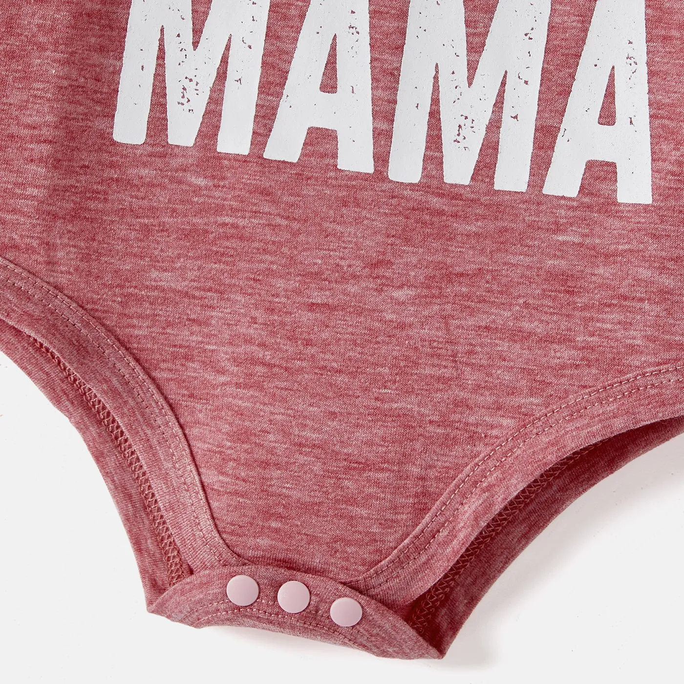 Mommy and Me Short-sleeve Letter Print Tee