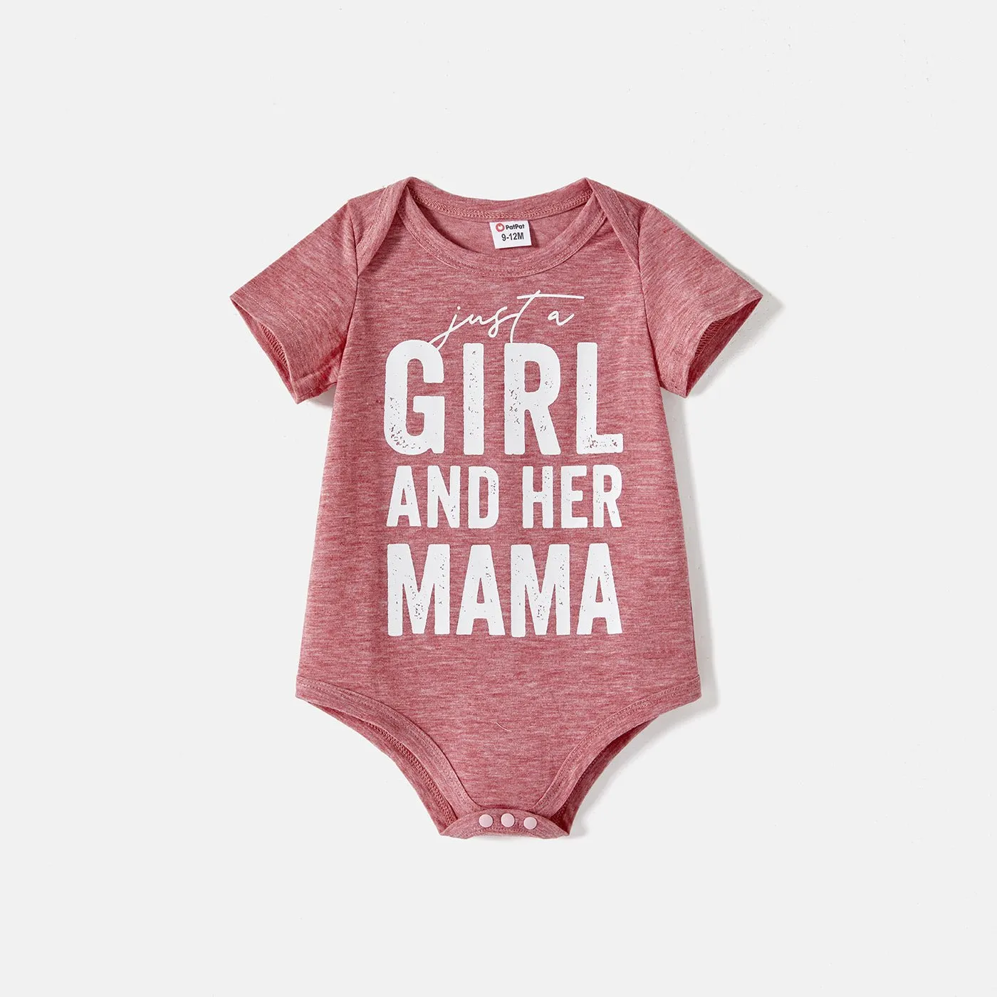 Mommy and Me Short-sleeve Letter Print Tee