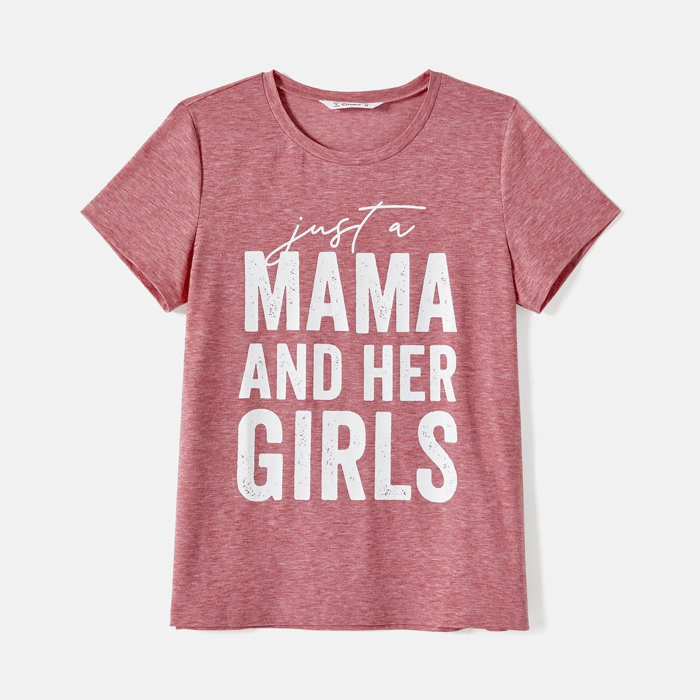 Mommy and Me Short-sleeve Letter Print Tee