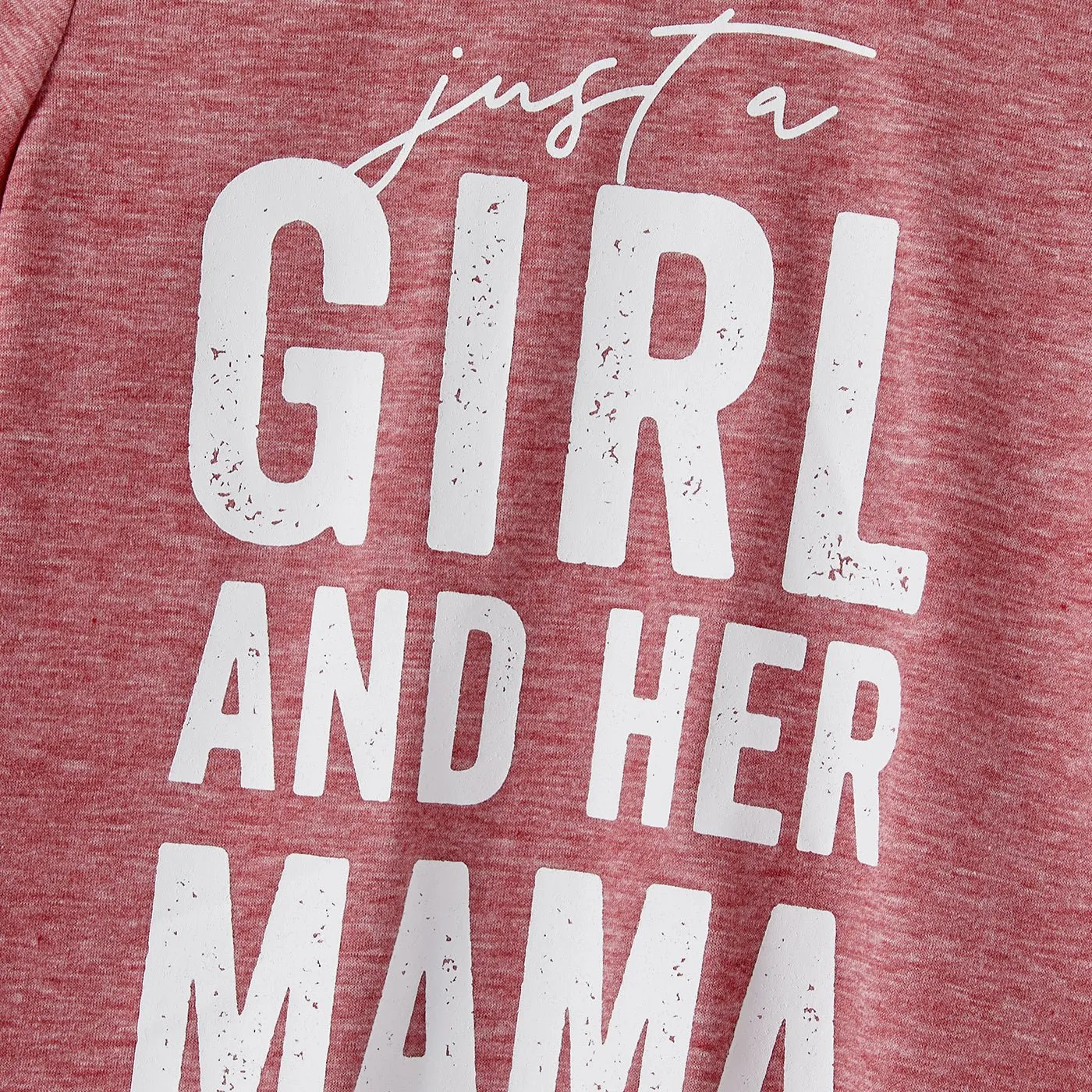 Mommy and Me Short-sleeve Letter Print Tee