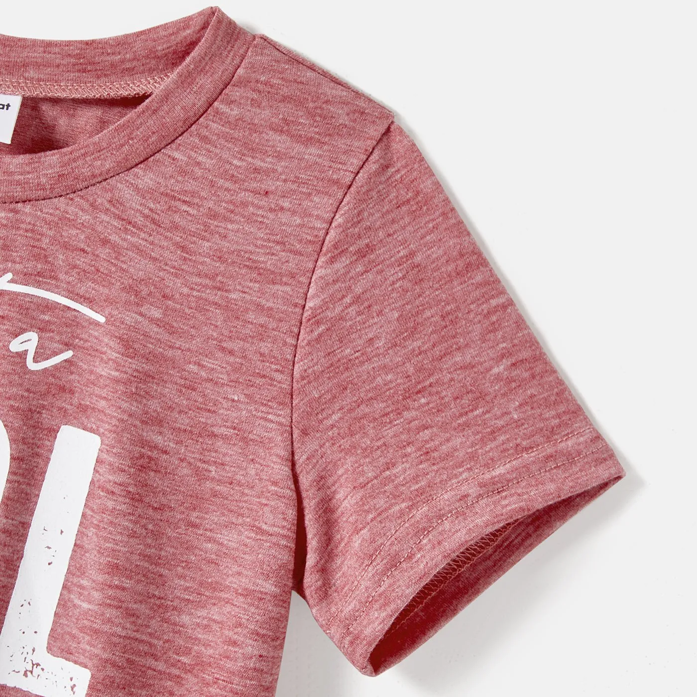 Mommy and Me Short-sleeve Letter Print Tee