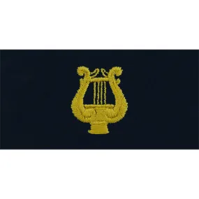 Navy Bandmaster Embroidered Coverall Collar Device