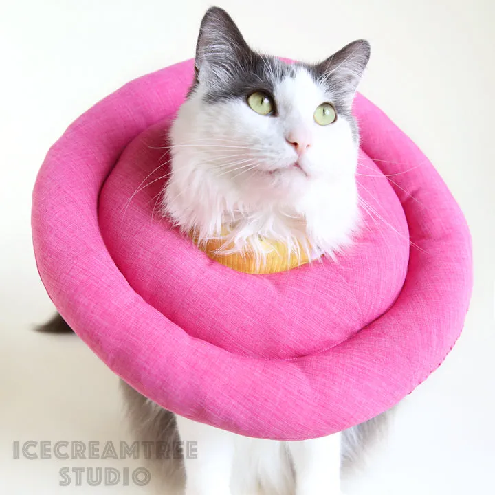 Navy Soft Comfy Cone - Hypoallergenic - Pet Recovery Collar