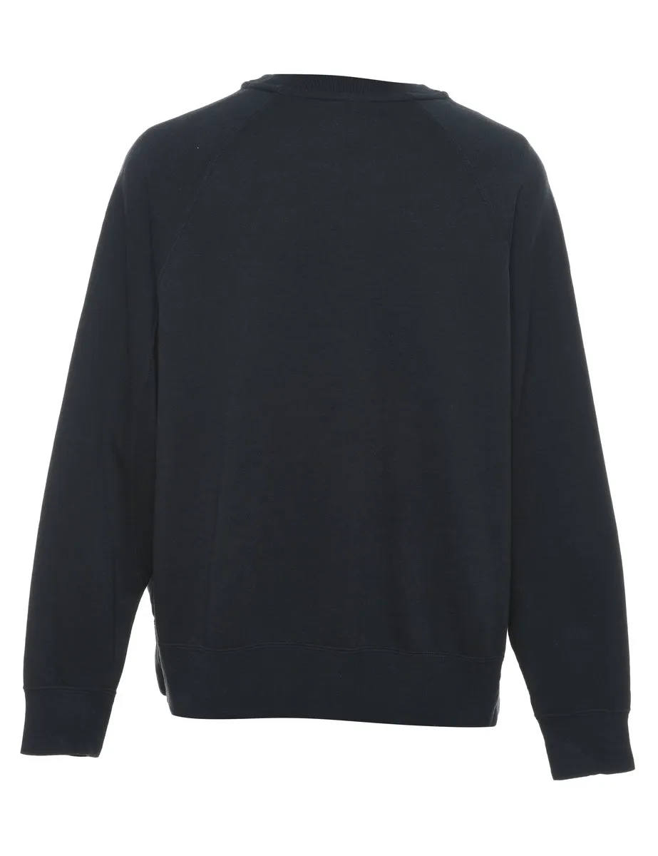 Nike Black Plain Sweatshirt - L