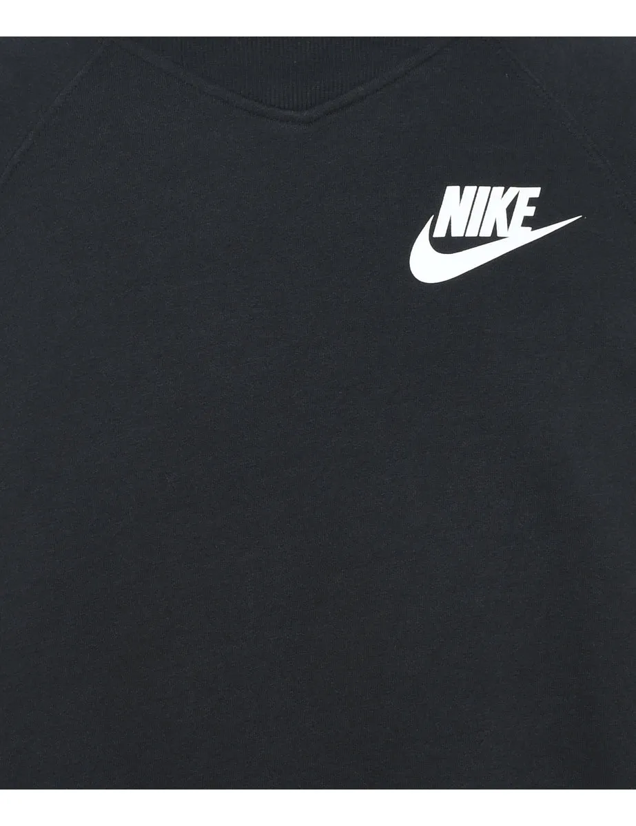 Nike Black Plain Sweatshirt - L