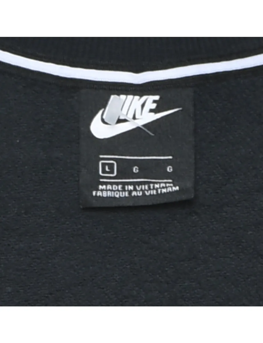 Nike Black Plain Sweatshirt - L