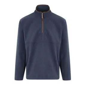 Oban Fleece Pullover In Navy