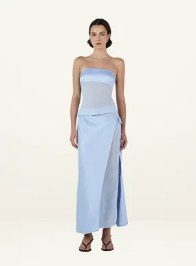 Ownley Ricky Midi Skirt in BABY BLUE