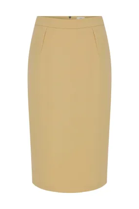 Pencil Skirt Beige