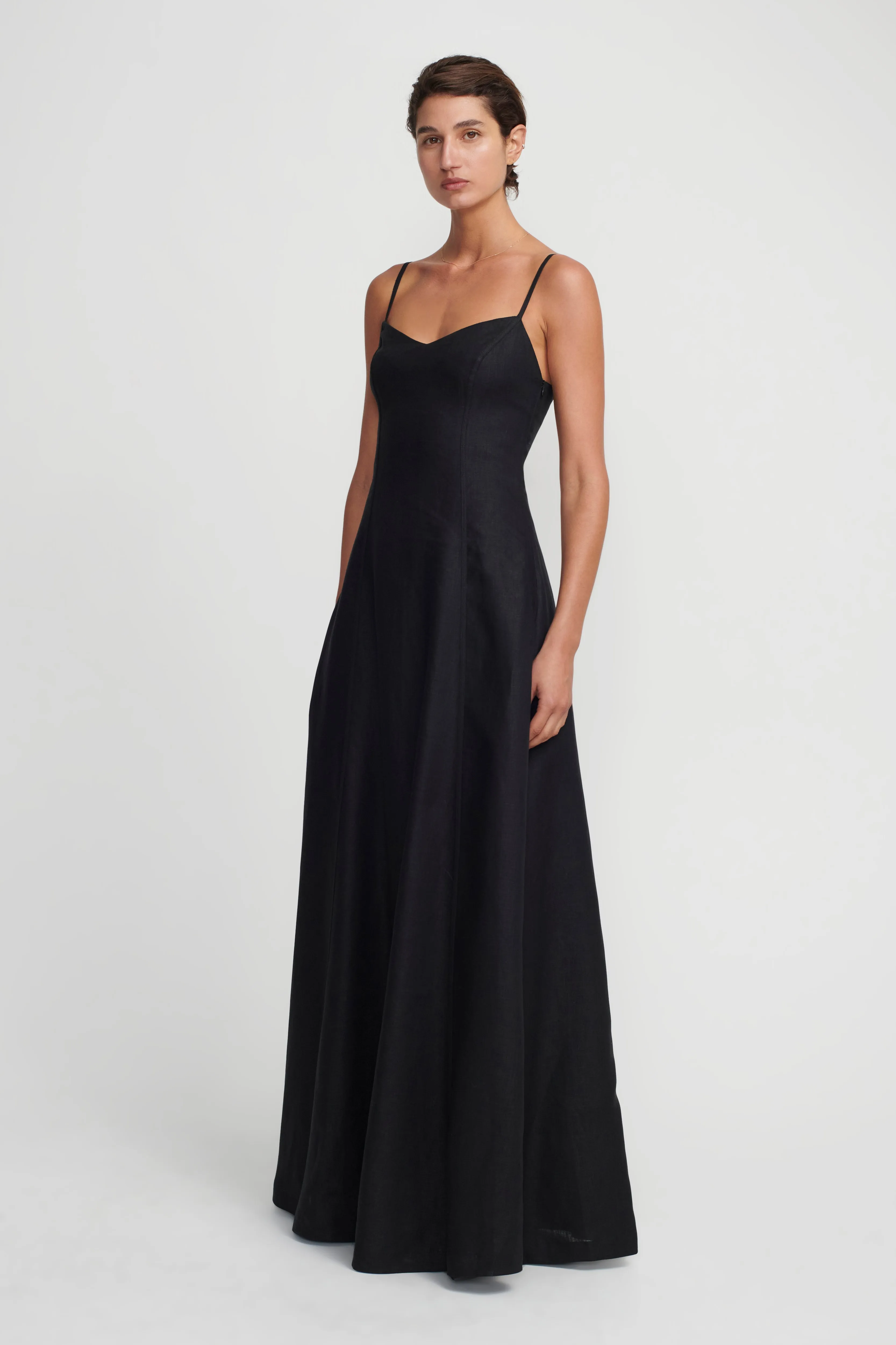 Pepper Maxi Dress Gown | Black