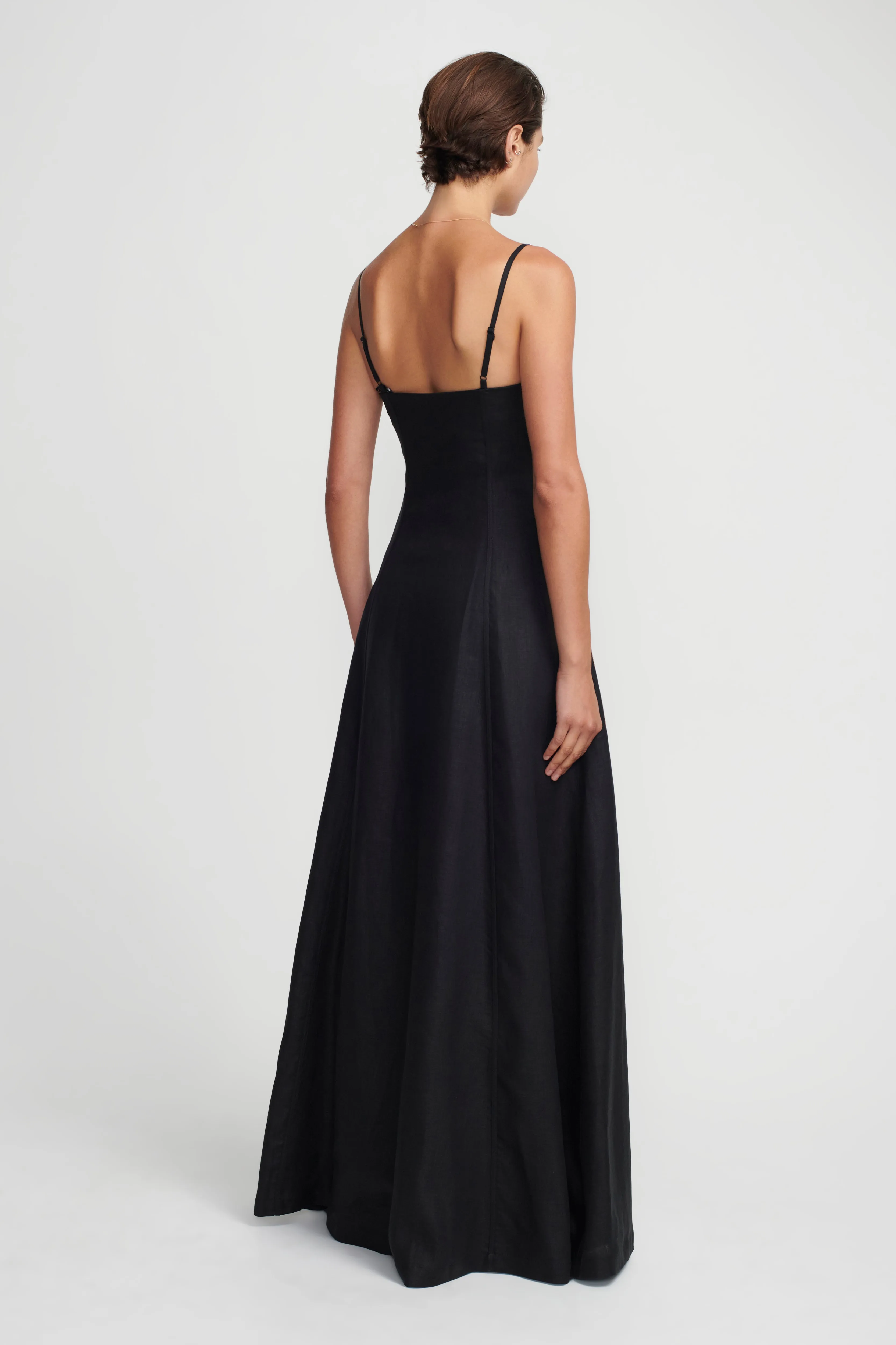 Pepper Maxi Dress Gown | Black