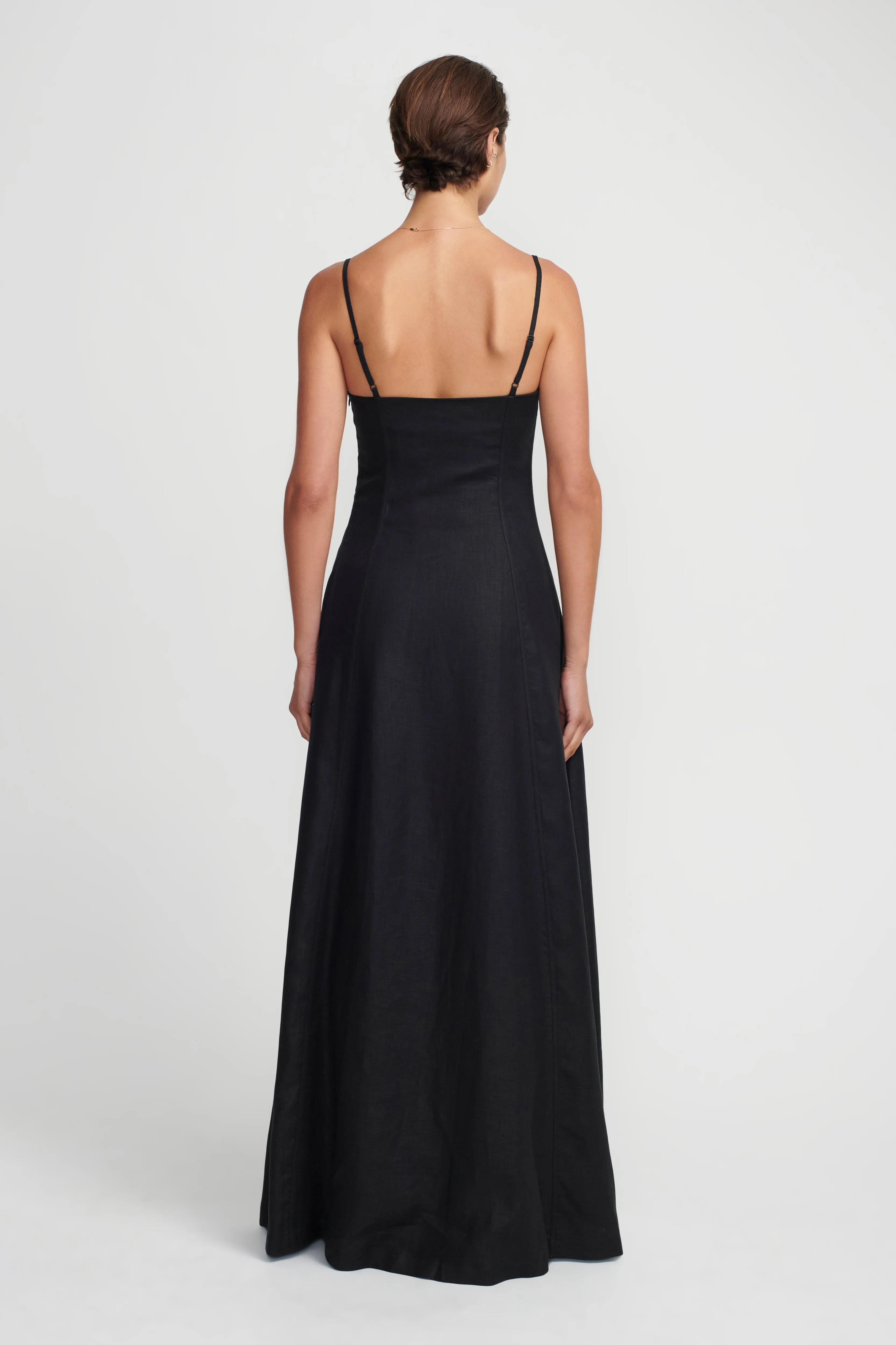 Pepper Maxi Dress Gown | Black