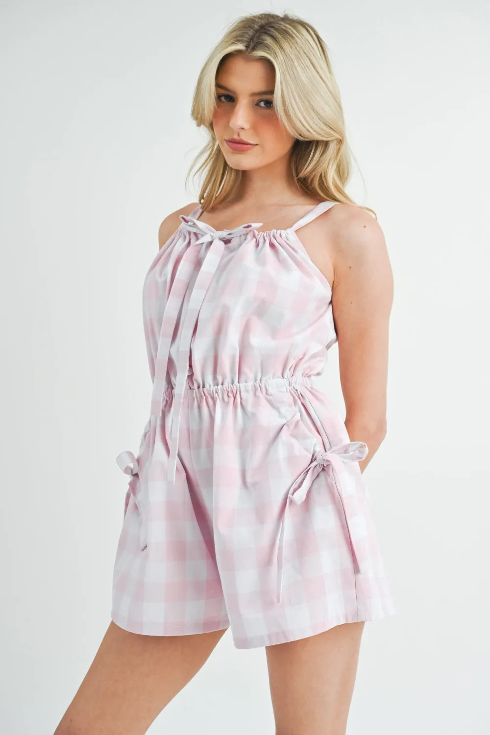 Plaid Romper