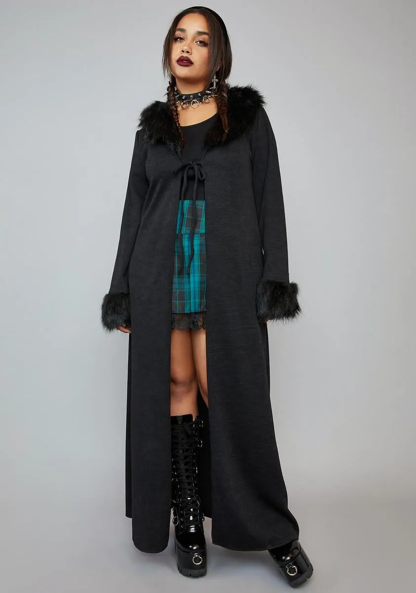 Plus Forever Nocturnal Knit Duster