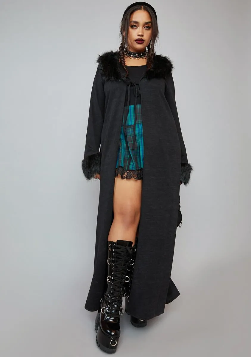 Plus Forever Nocturnal Knit Duster