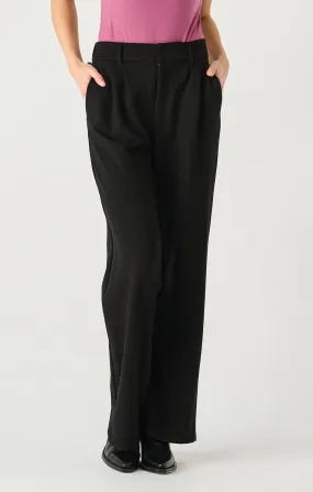 Ponte Knit Wide Leg Trouser (Dex)