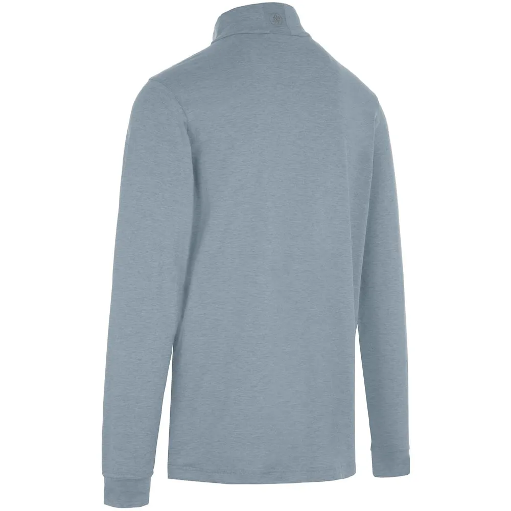 ProQuip Pro Tech Melange 1/2 Zip Pullover - Blue Fog