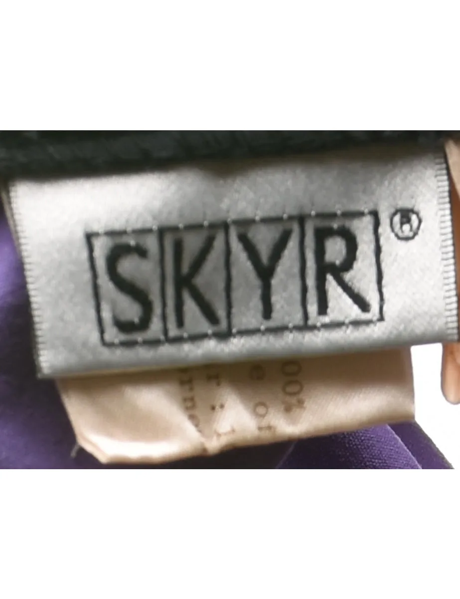 Purple High-Waist Track Pants - W32 L33