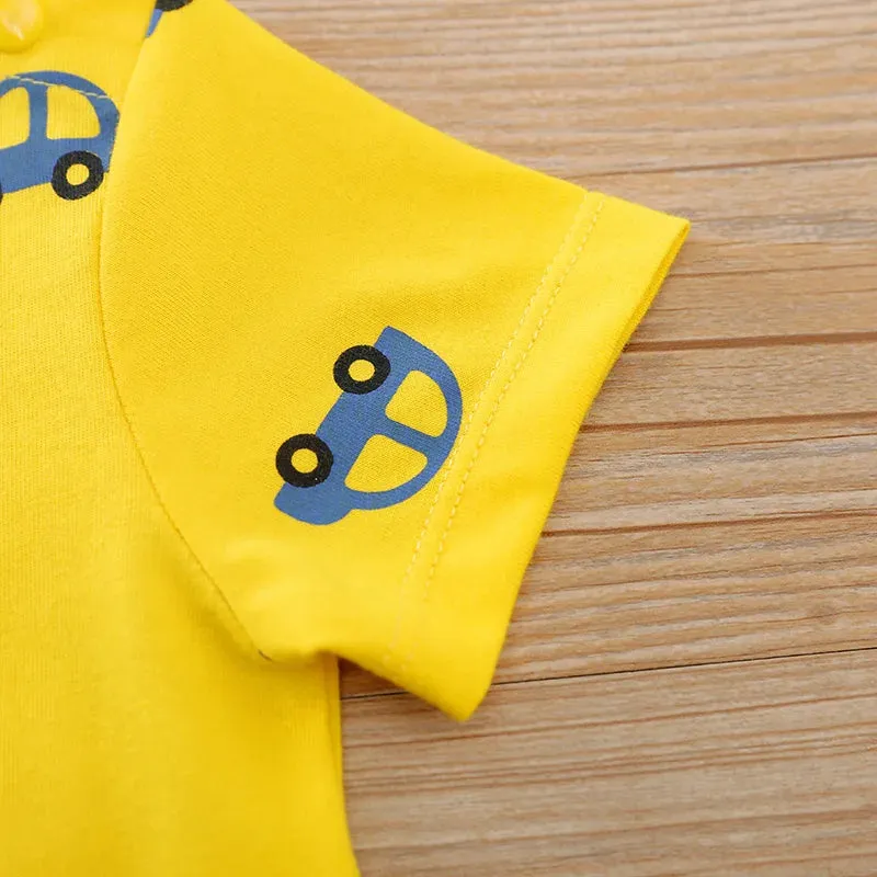 "Car Mania" Baby's Romper