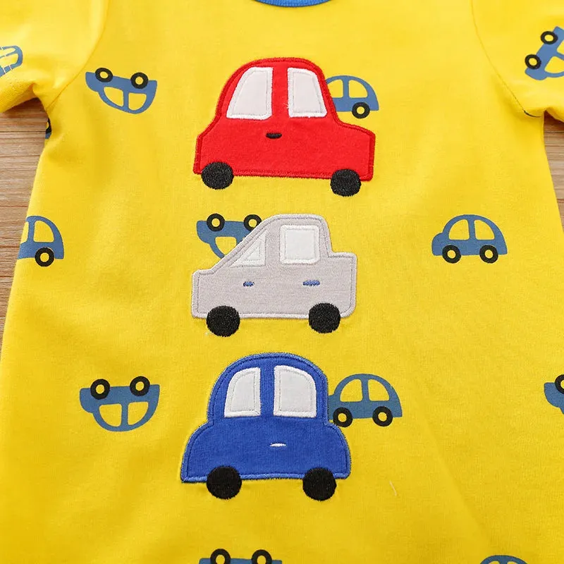 "Car Mania" Baby's Romper
