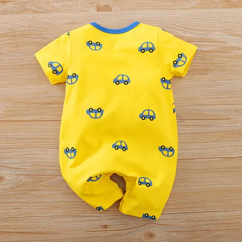 "Car Mania" Baby's Romper