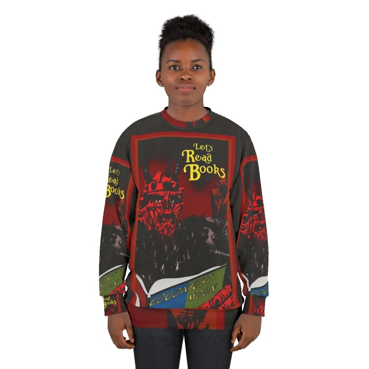 "Reading Enthusiast: Let's Read Books Sweatshirt"