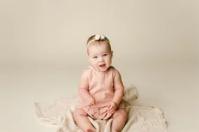 REM Pink Ruffle Muslin Bubble