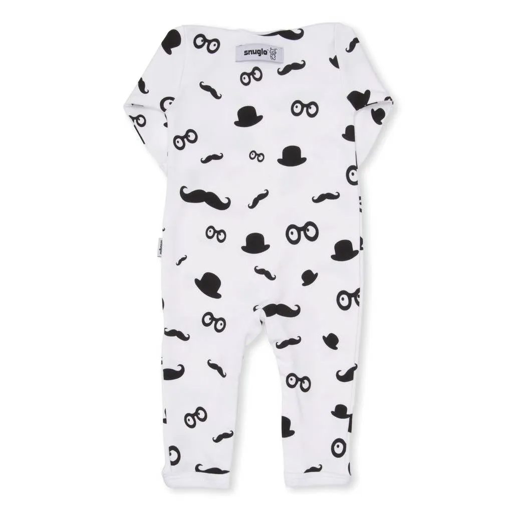 Romper Moustache Pattern