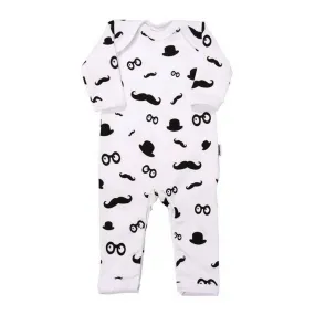 Romper Moustache Pattern