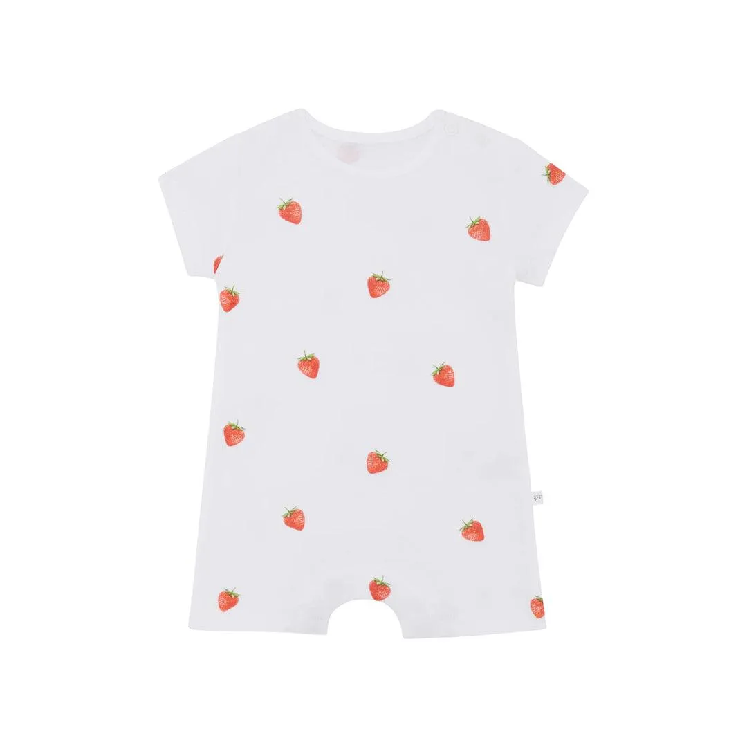 Rosa & Blue Romper - Strawberry