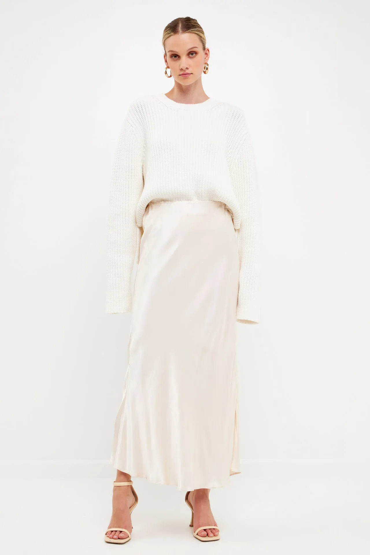 Satin Maxi Skirt