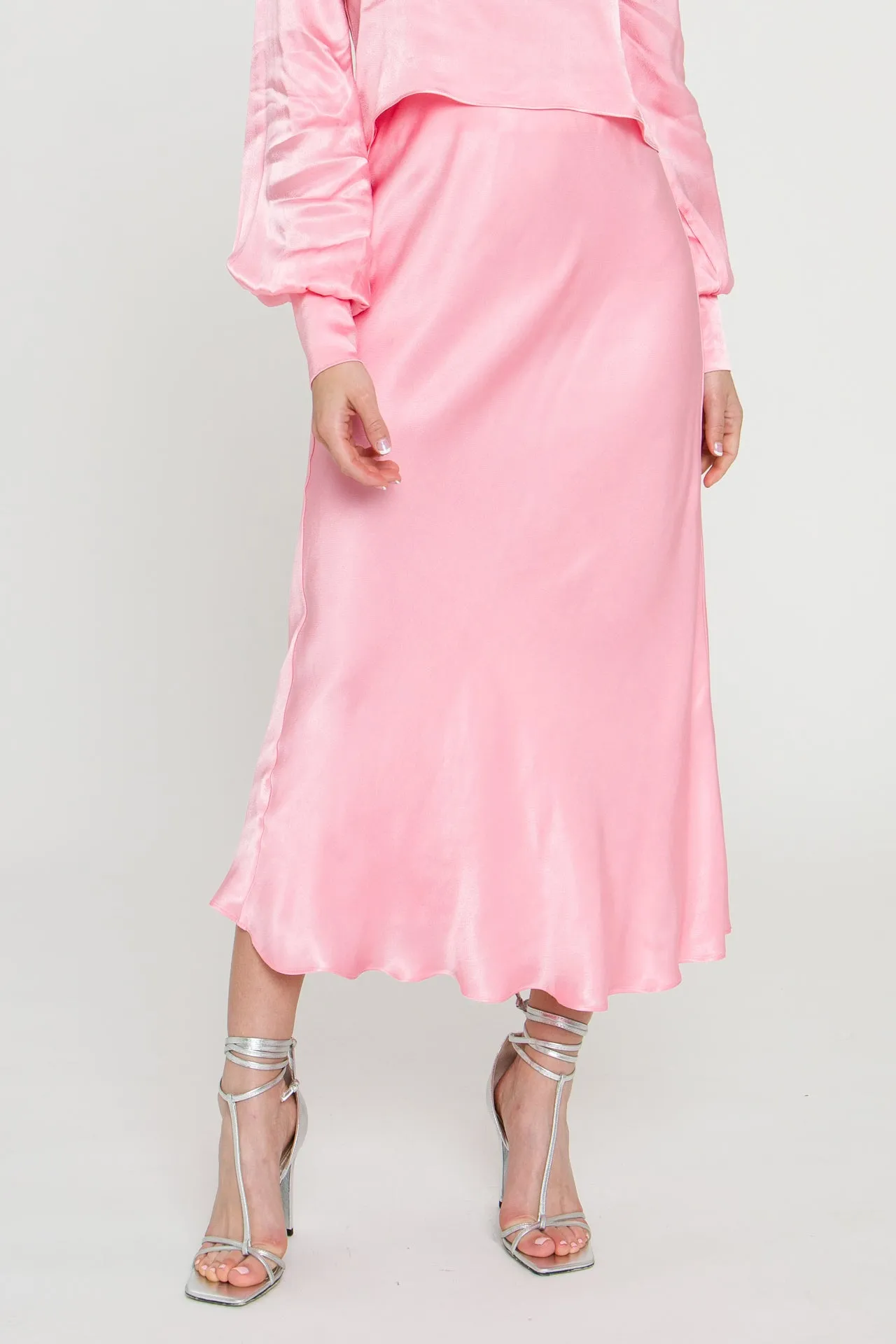 Satin Maxi Skirt