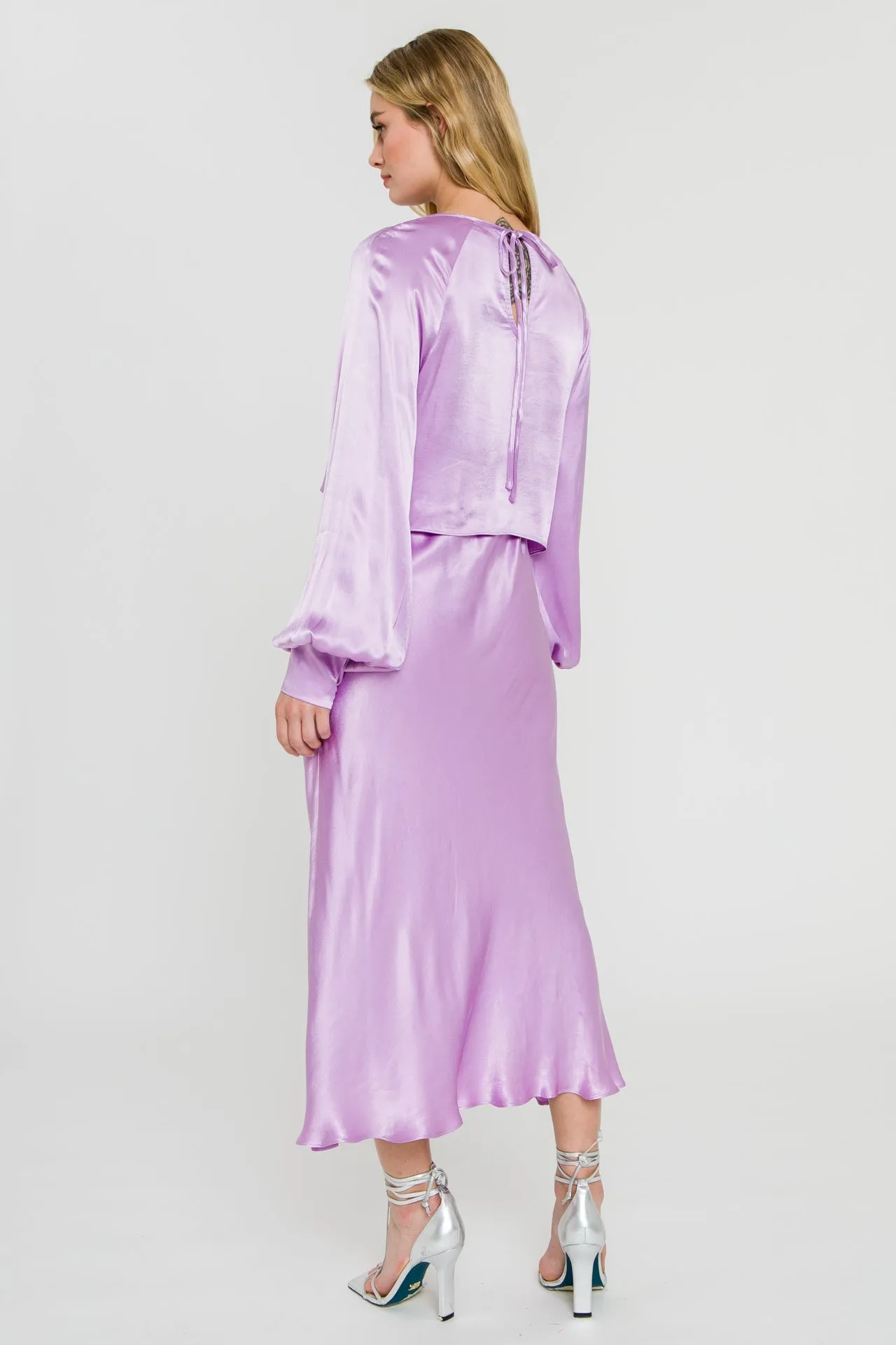Satin Maxi Skirt