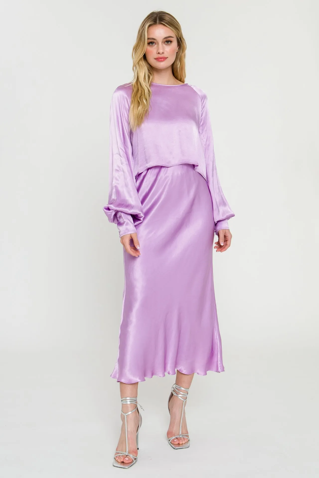 Satin Maxi Skirt