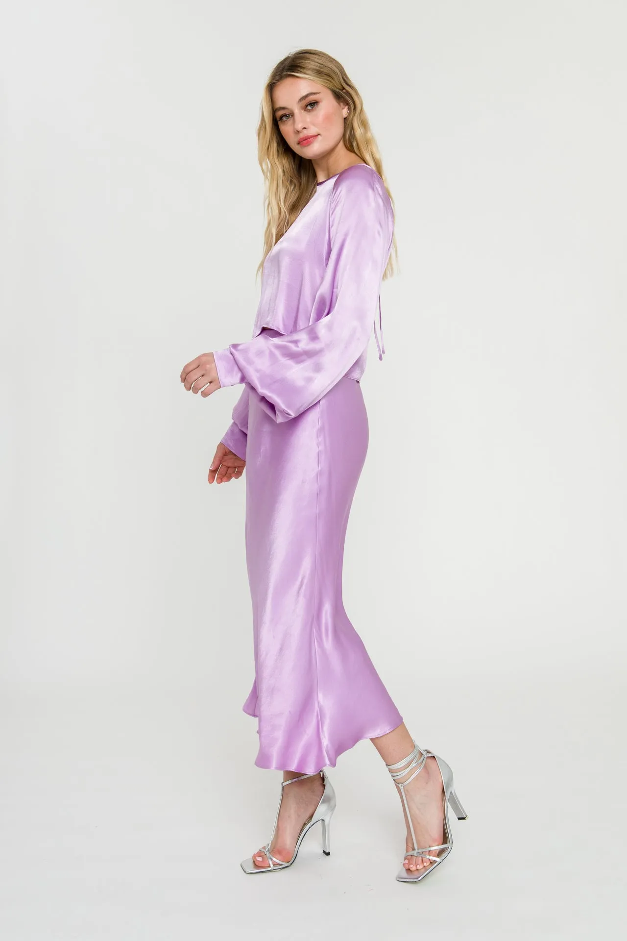 Satin Maxi Skirt