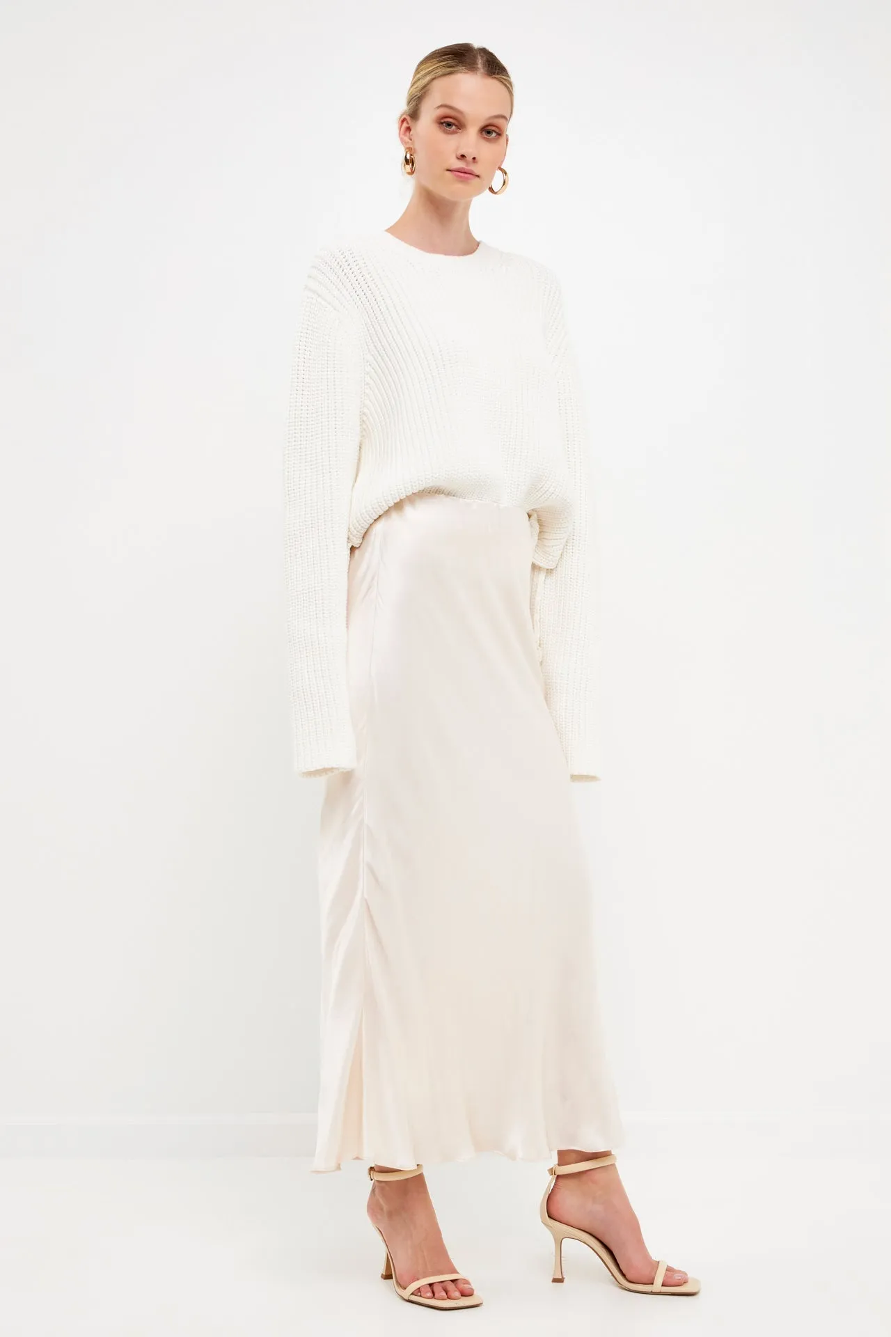 Satin Maxi Skirt