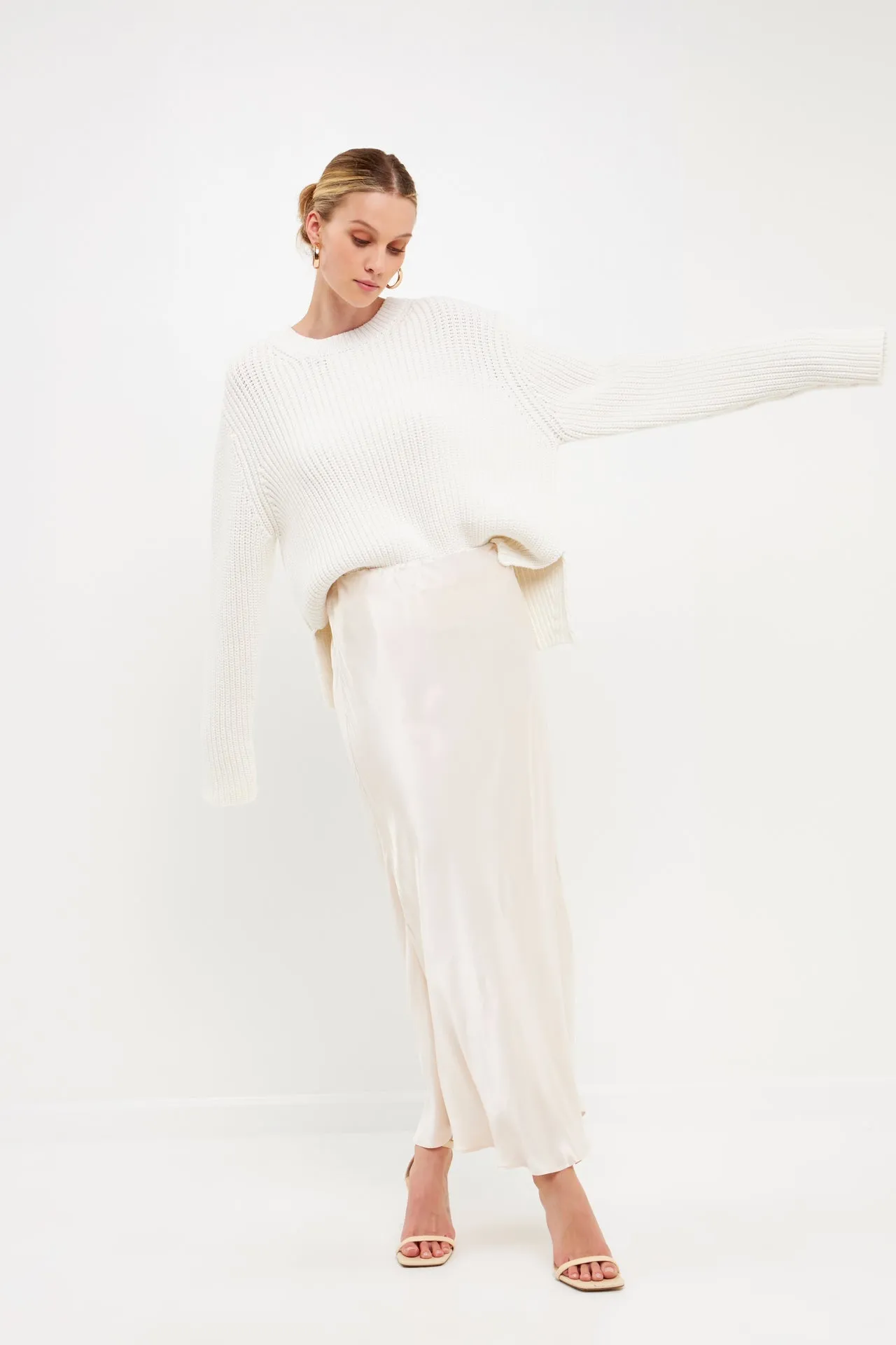 Satin Maxi Skirt