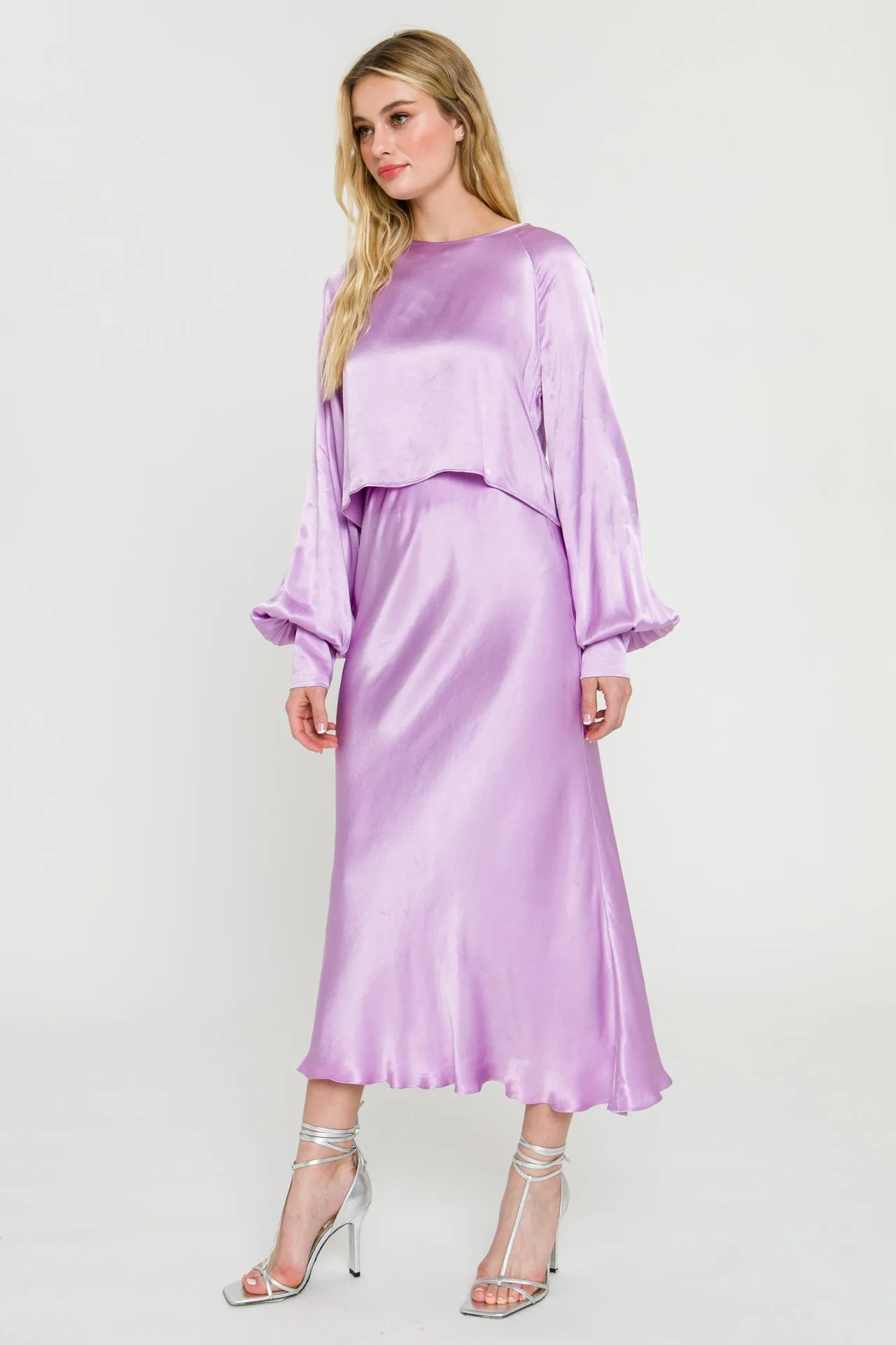 Satin Maxi Skirt