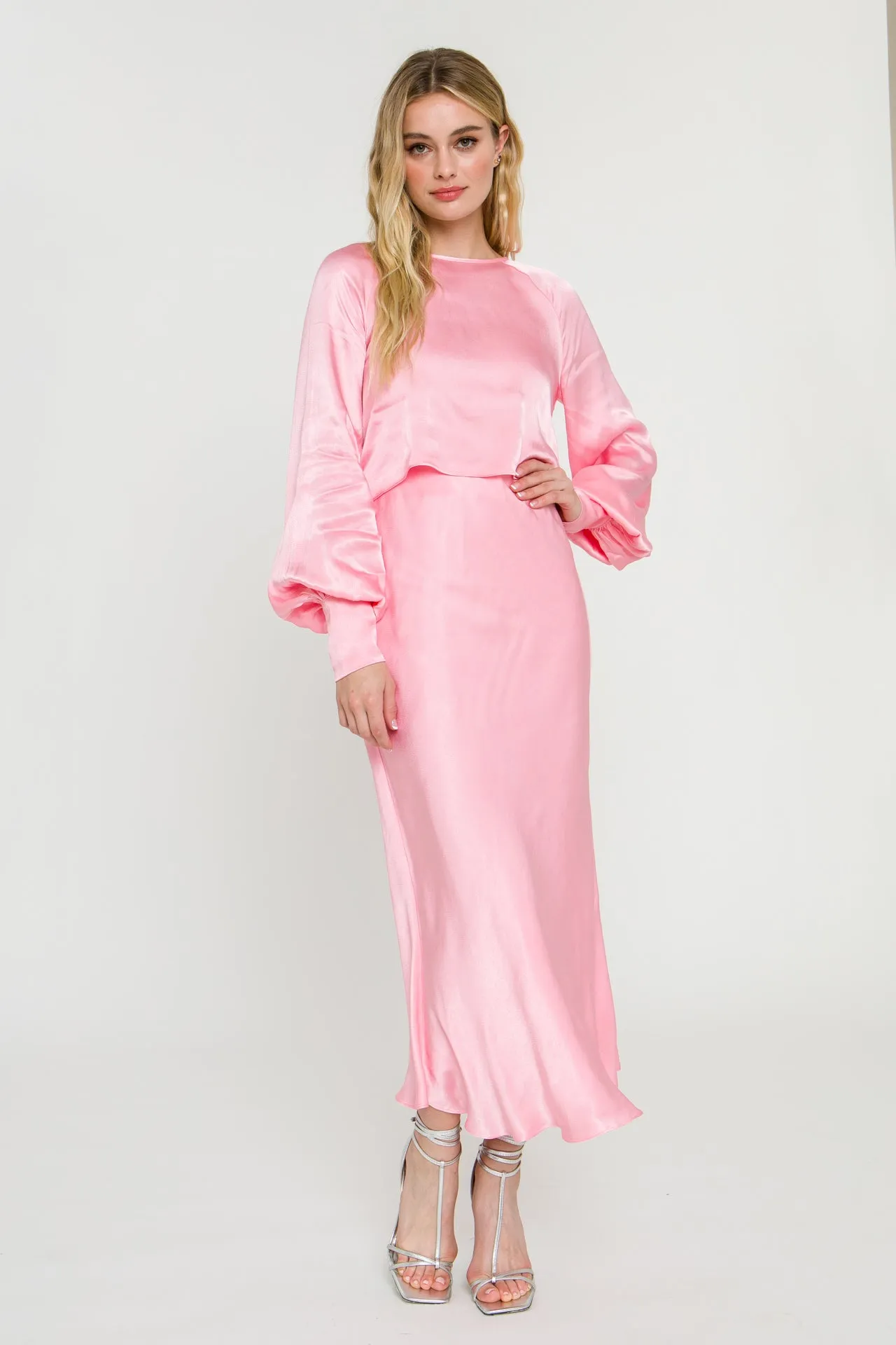 Satin Maxi Skirt