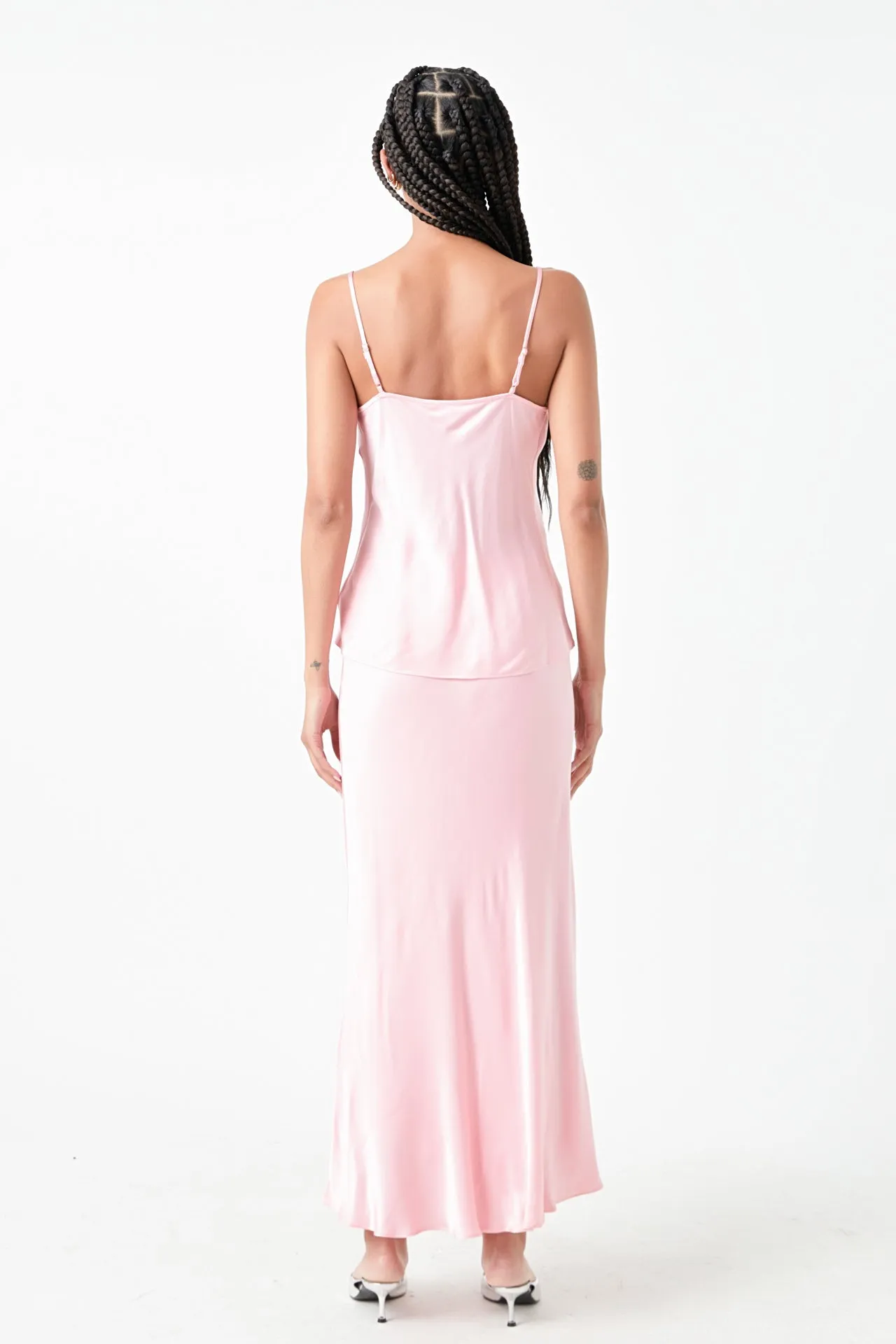 Satin Maxi Skirt