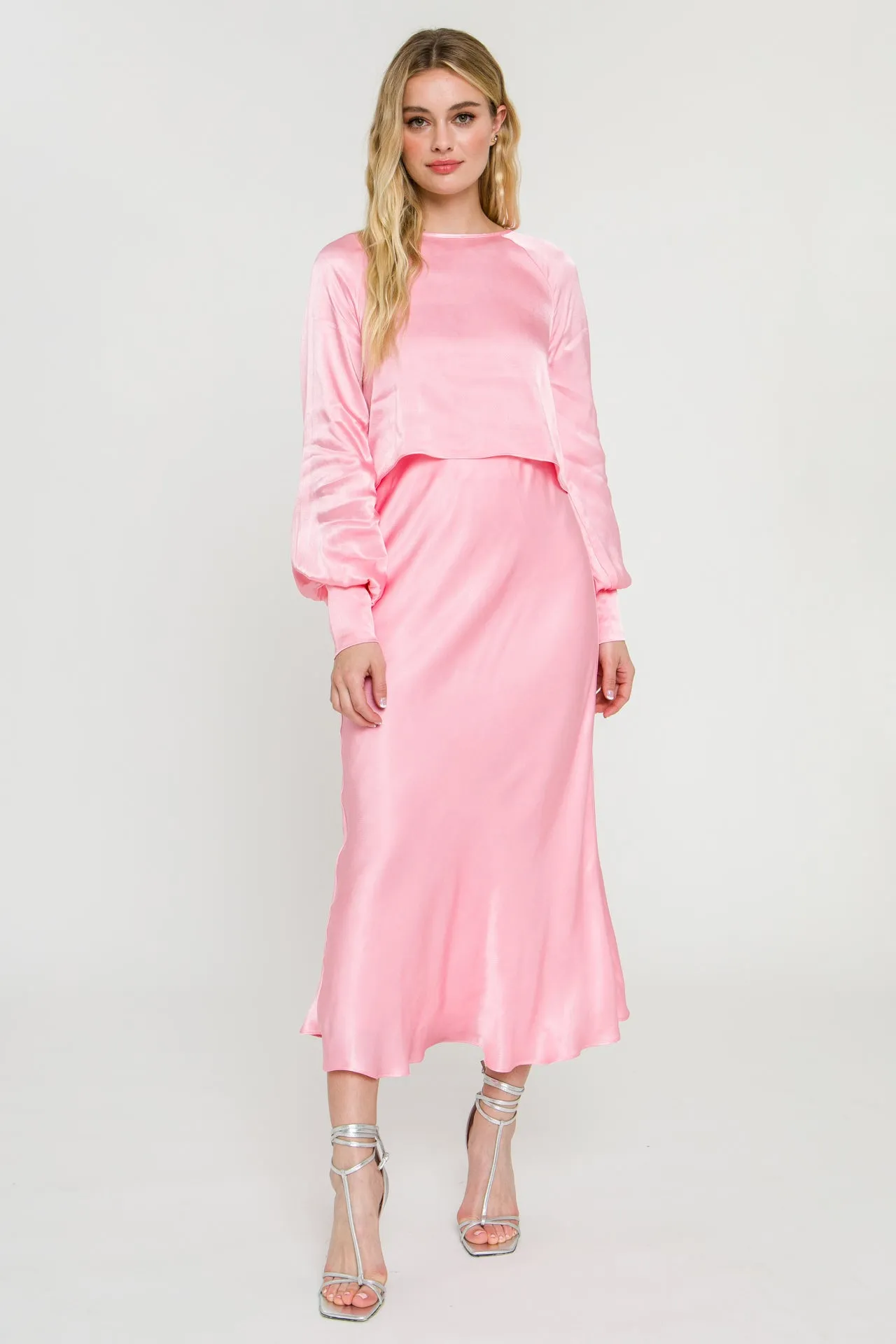 Satin Maxi Skirt