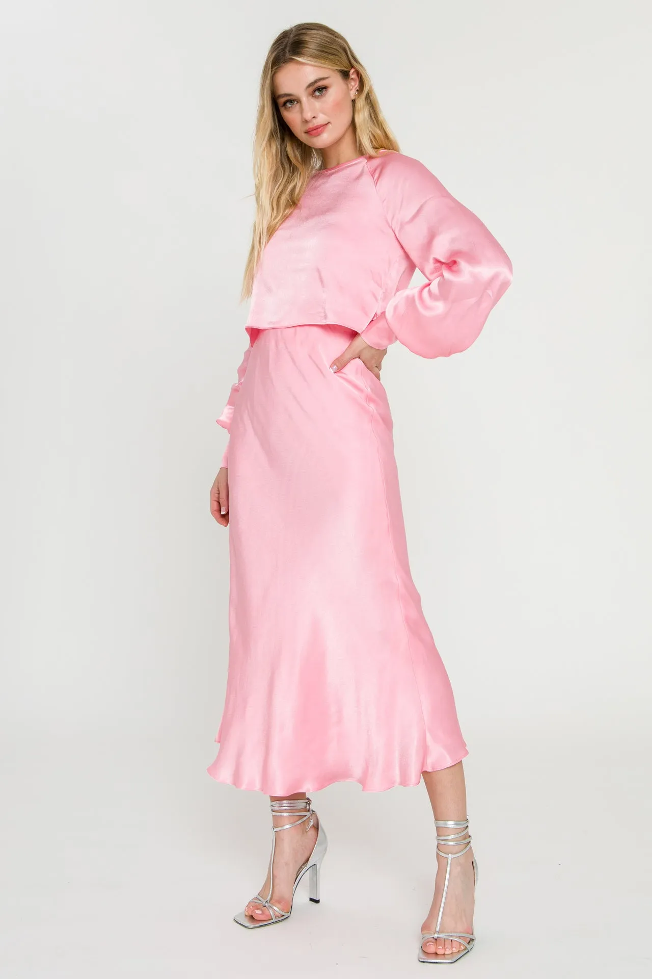 Satin Maxi Skirt