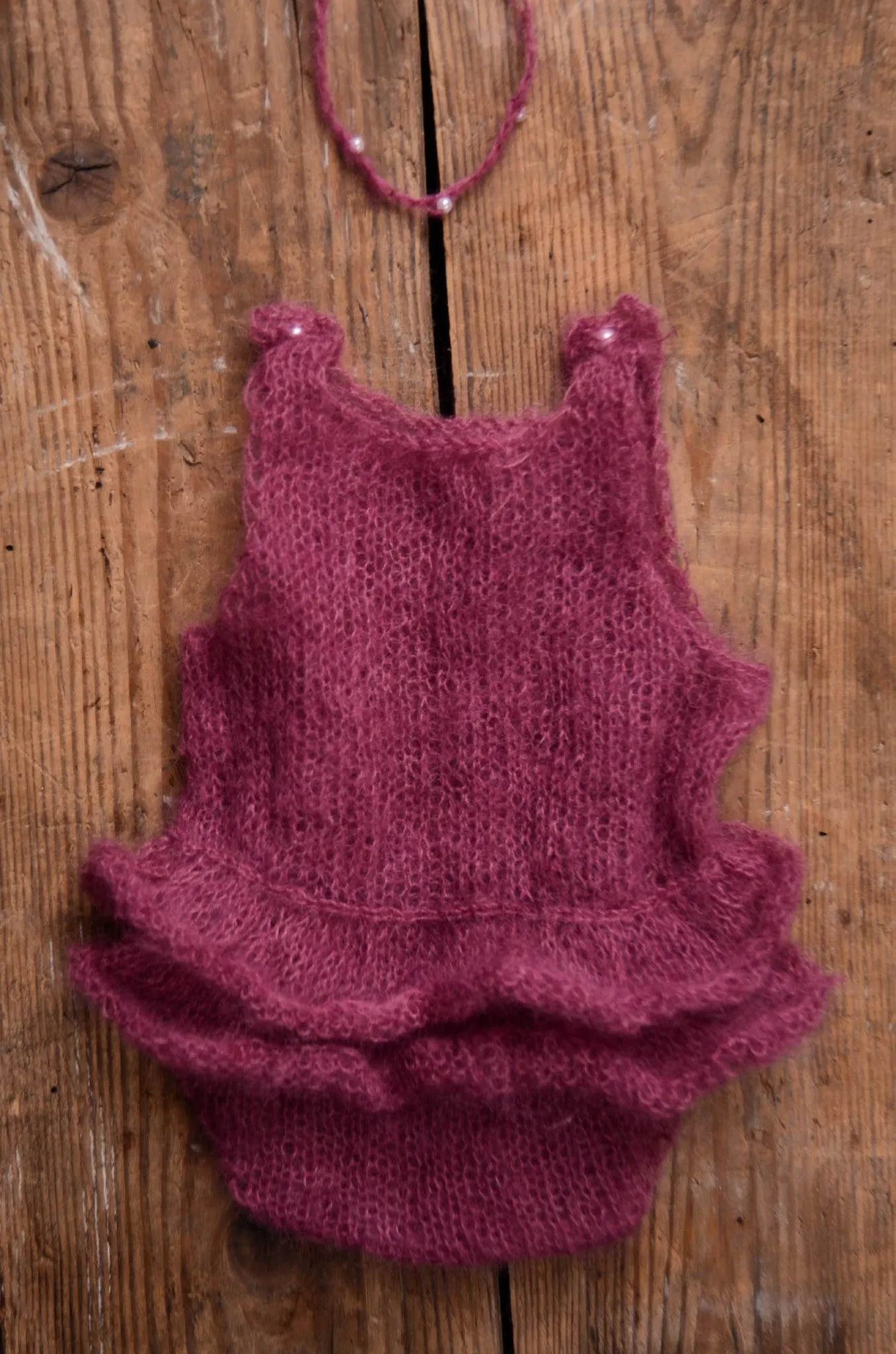 SET Romper and Headband - Mauve