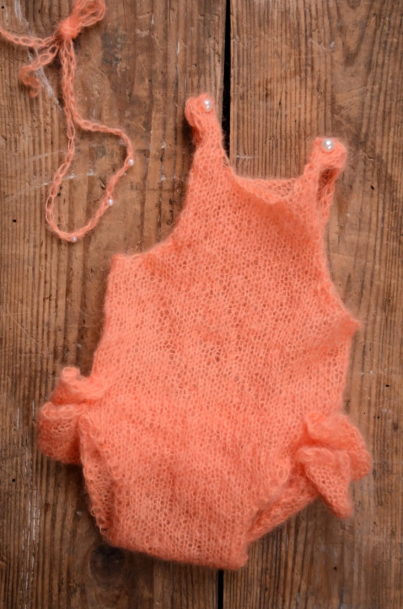 SET Romper and Headband - Orange