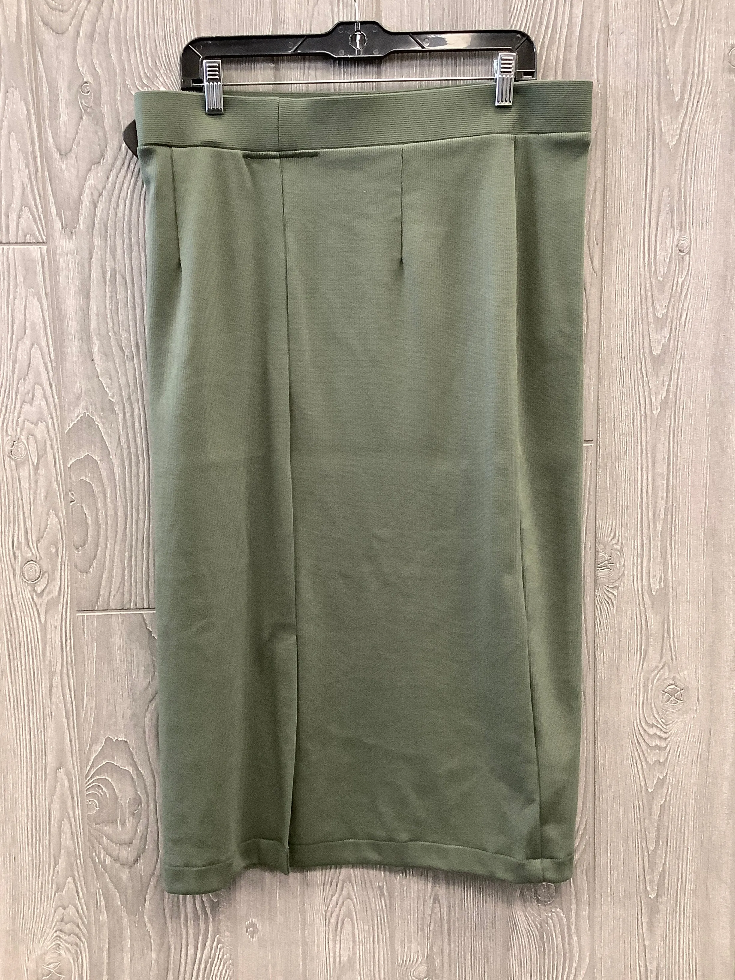 Skirt Maxi By Clothes Mentor In Green, Size: 14