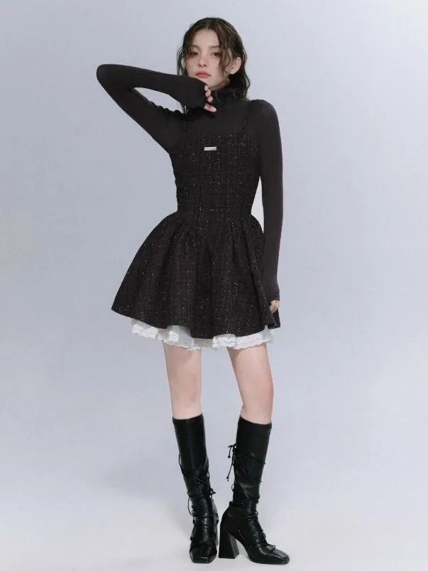 Small Fragrant Style Suspender Skirt