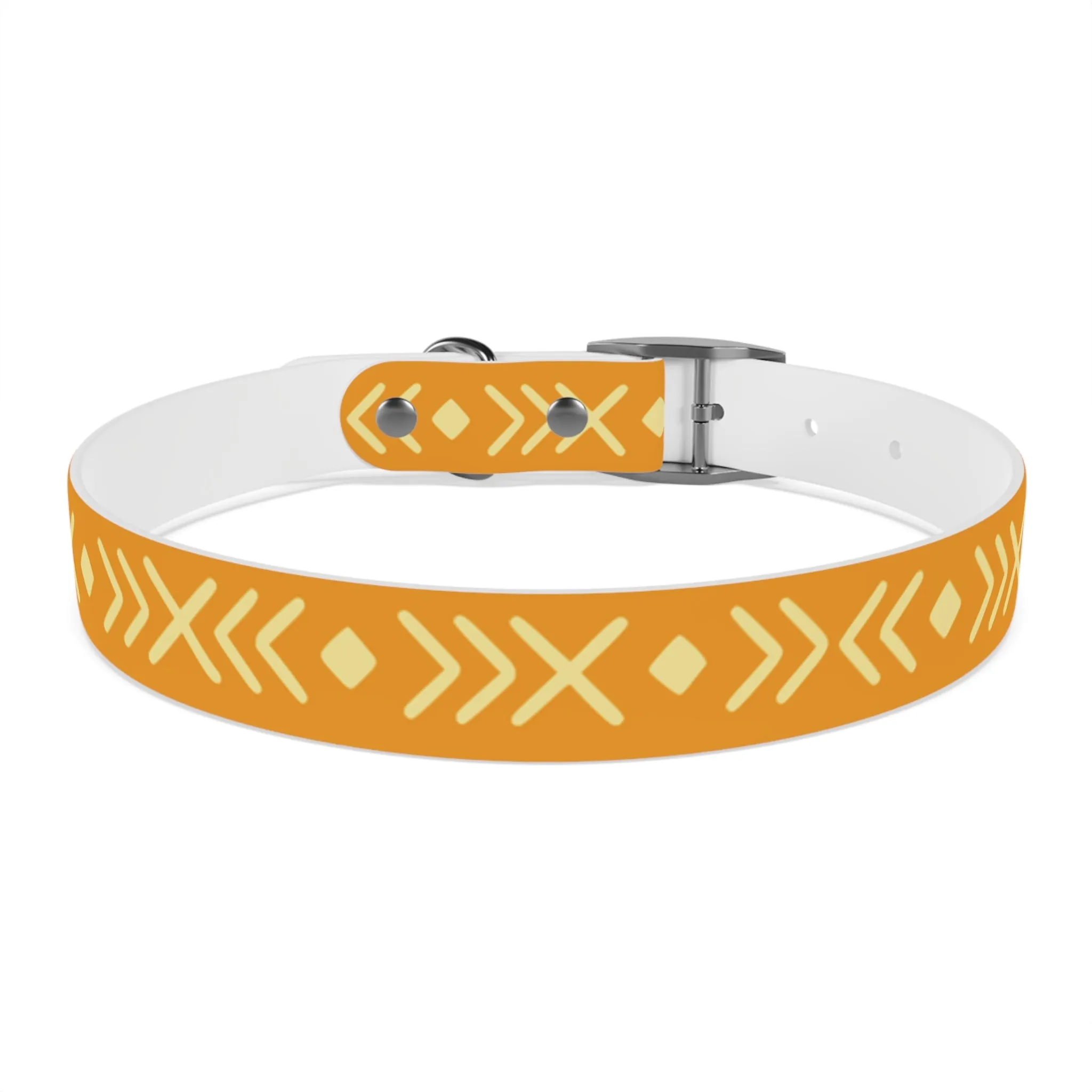 Southwest Chic Dog Collar -Choose Color and Buckle Finish