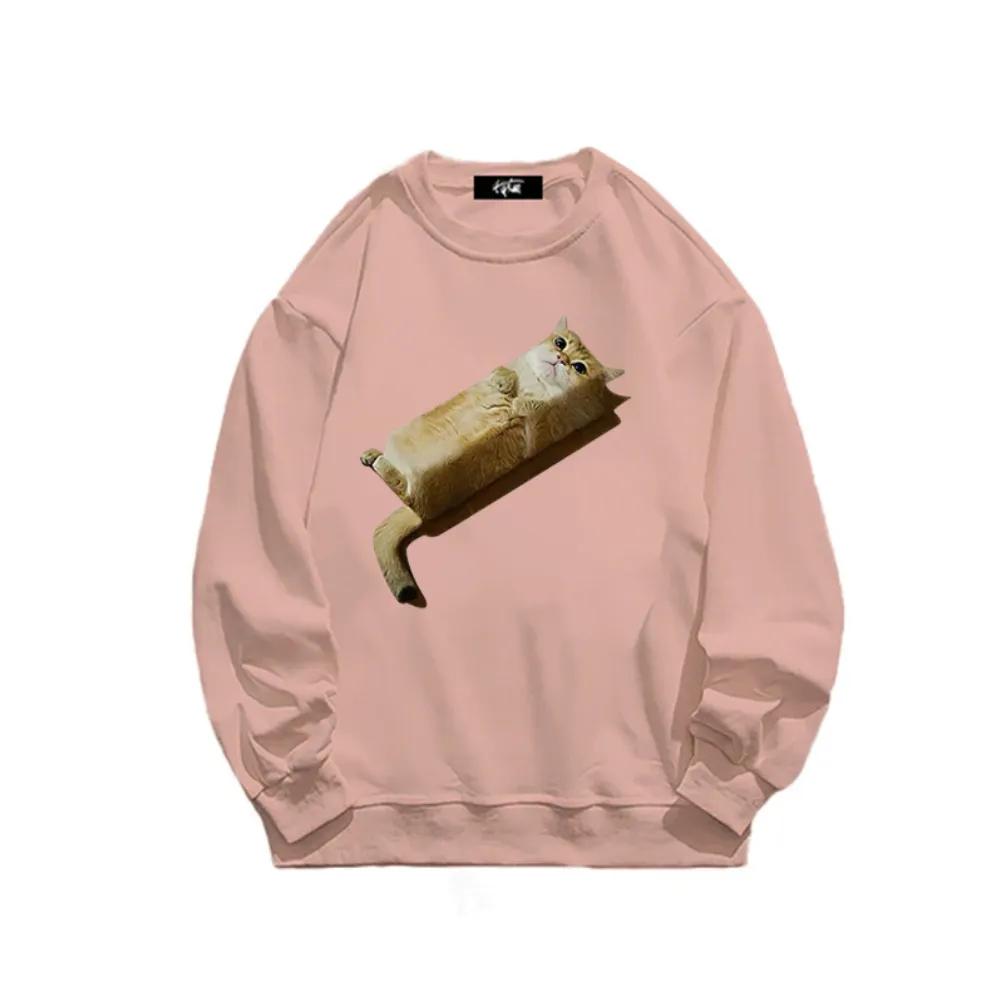 “Square Lazy Cat” Sweatshirt