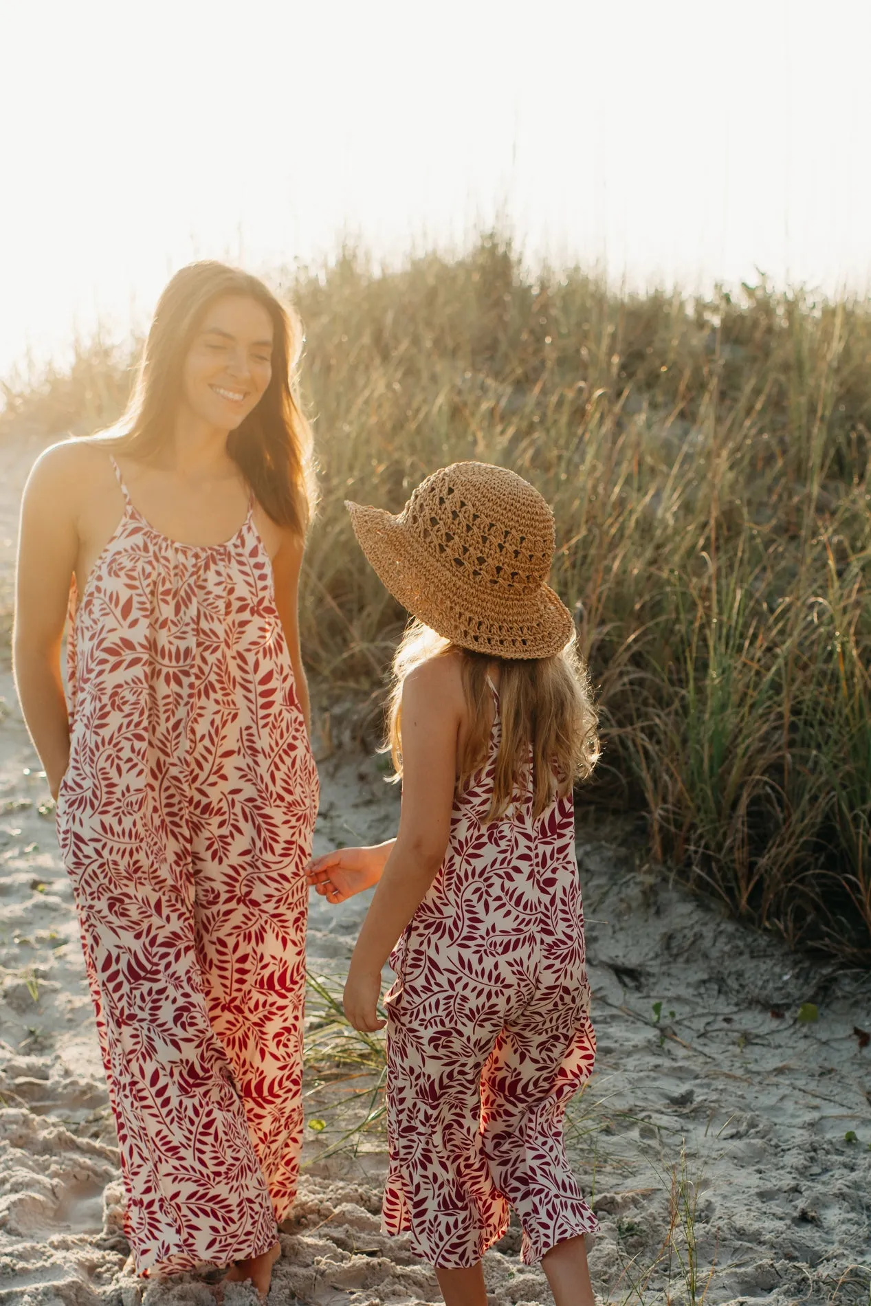 Stevie Romper (plum leaf) FINAL SALE