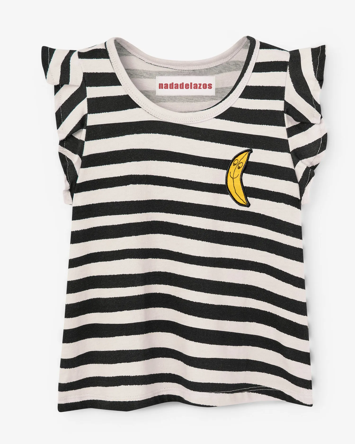 Stripe Ruffle Tee & Banana Skirt